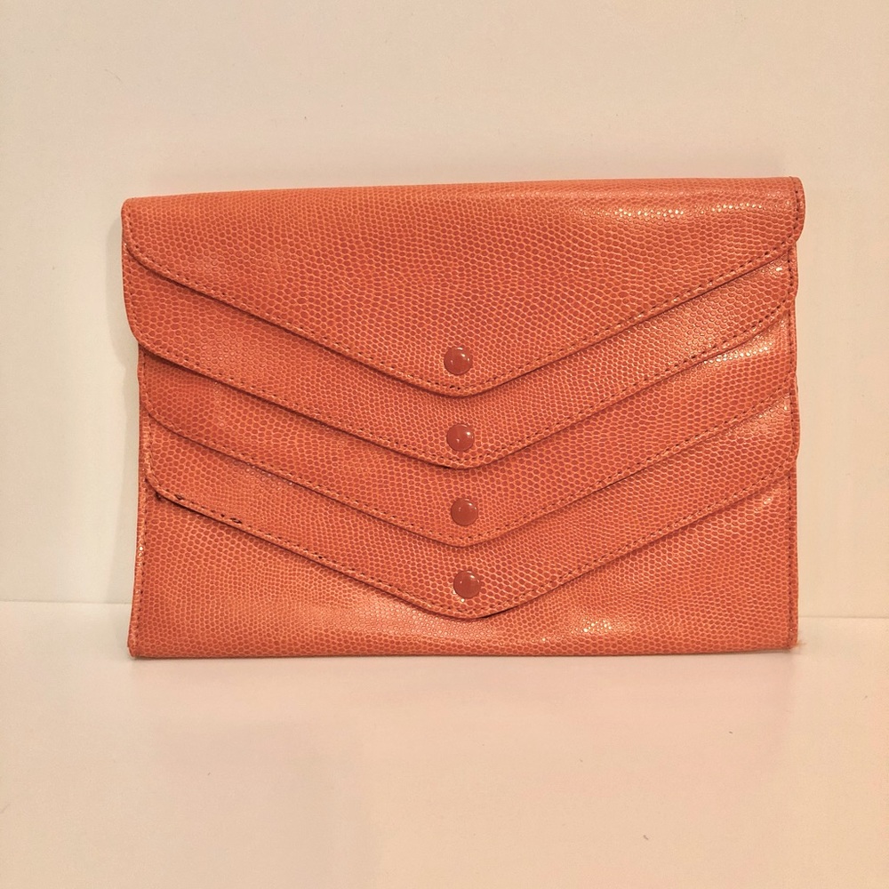 Orange Multi-Layer Makeup Bag